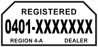 Car template on white background vector. Land Transportation Office New Motorcycle Plate Number Template Number Templates Borders For Paper Father S Day Printable