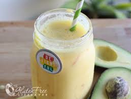 I didn't add any cinnamon or cocoa powder since i used peanut butter powder with hazelnut which is pretty sweet for me. Avocado Banana Smoothie A Digestion Anti Inflammatory And Prenatal Helper The Gluten Free Lifesaver