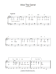 Alice the camel has five humps. Sheet Music Digital Files To Print Licensed Traditional Digital Sheet Music