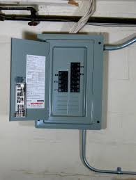 inside your main electrical service panel