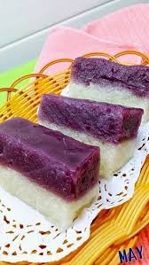 Singapore Home Cooks Purple Sweet Potato Glutinous Rice Cake By May Cho Food Cooking Chinese Food No Cook Desserts