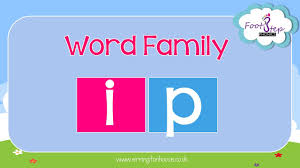 Footstep Phonics Ip Word Family Word Families Phonics Phonics Words