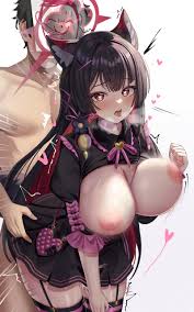 Pounding Wakamo from behind (subob) [Blue Archive] - Cartoon Porn