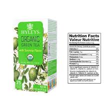 Amazon Com Hyleys Tea Organic Green Tea Soursop Flavor