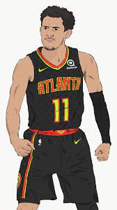 Wallpaper trae young comes with simple but very good content in it so that you can all be satisfied using our wallpaper. Trae Young Illustration On Behance Nba Pictures Basketball Players Nba Nba Shirts