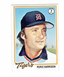 Roric Harrrison Detroit Tigers P #536 Topps 1978 #Baseball Card