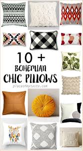 10 Boho Chic Pillows Chic Pillows Boho Room Decor Bohemian Chic Decor
