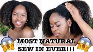Dig through these sew in hairstyles to find your weave inspiration! The Most Natural Sew In Ever For Type 4 Hair Queen Weave Beauty Ltd Qwb Youtube