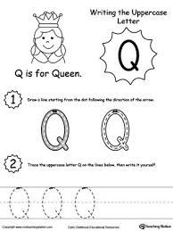 Writing Uppercase Letter Q Capital Letters Worksheet Letter G Worksheets Preschool Letters