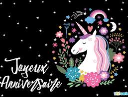 Carte Anniversaire Licorne Des Etoiles Joyeux Anniversaire Licorne Photo Joyeux Anniversaire Anniversaire Licorne