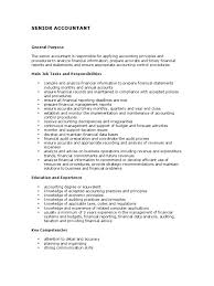 The accountant, financial reporting conducts moderately complex to complex accounting assignments as assigned with limited supervision. Senior Accountant Job Description Financial Statement Accounting