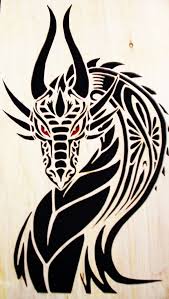 Thank You For Your Design My World Order I Only Changed The Eyes Tribal Dragon Tattoos Dragon Drawing Dragon Tattoo