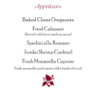 Holidays & Events | La Strada - Fine Italian Dining