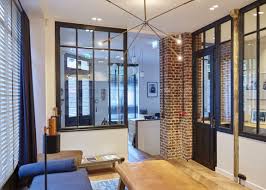 Realisation Architecture Restructuration Amenagement Architecture Interieure 10h10 Decoration Metres Carres Salle D Mur Brique Salle D Attente Maison