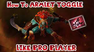 How Pro Player Armlet Toggle | Dota 2 Guide - YouTube