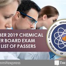 FULL RESULTS: November 2019 Chemical Engineer ChemEng board exam list of  passers, top 10