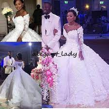 Discount2019 Plus Size Wedding Dresses 3d Floral Handmade Flowers Lace Applique Beaded Ravishing Dubai African Crystal Church Royal Wedding Gowns From Alegant L Royal Wedding Gowns Wedding Gowns Mermaid Womens Wedding Dresses