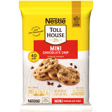 Mini Chocolate Chip Refrigerated Cookie Dough Nestle Toll House