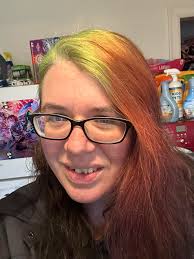 Unconventional hair color result