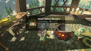 A traditional keeper of the moon dish consisting of a thick fillet of salmon breaded with flour and fried in rich butter and savory spices. How To Make Salmon Meuniere Zelda How To Make Salmon Meuniere Zelda Zelda Voo Lota Recital Level 23 Culinarian Recipe For Salmon Meuniere Alisamikaela0