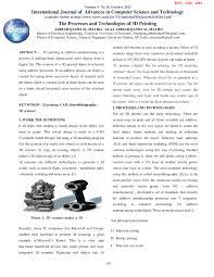 Pdf The Processes And Technologies Of 3d Printing