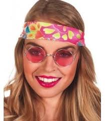 Gafas Hippie Pequeñas Rosas