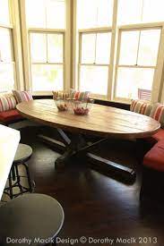Custom Butcher Block Strip Oval Wood Dining Table From Reclaimed Wood Oval Table Dining Oval Wood Dining Table Oval Kitchen Table