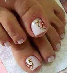 You may want to just do one flower per nail, or several. Pedicure Pedicure Francesa Flowers Nails Manicure Nail Art