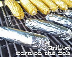 Always let the corn cool for a minute or two before you eat it, and offer extra butter, salt, and any of your other favorite condiments on the side. Grilled Corn On The Cob My Fearless Kitchen