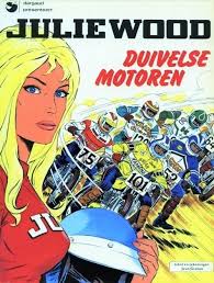 Julie Wood Duivelse Motoren Julie Wood Vintage Comics Motorcycle Artwork