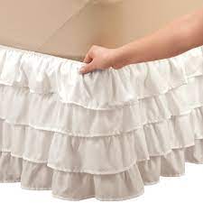 Check spelling or type a new query. Layered Bed Ruffle Bed Skirt Bed Ruffle Miles Kimball