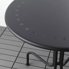This design is built around an aluminum inner frame with a sleek plastic. Lacko Viholmen Table 2 Chairs Outdoor Grey Dark Grey Ikea