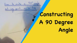 Looking for a good deal on 90 degree angle eu plug? How To Draw A 90 Degree Angle Right Angle At A Point On A Line Without A Protractor Youtube