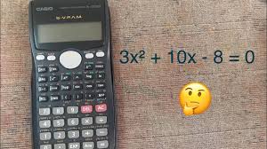 Dx + ey + f = 0. Cara Menyelesaikan Persamaan Kuadratik Menggunakan Kalkulator Casio Fx 570ms Cara Tulis Jalan Kira Youtube
