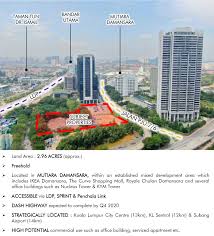 As a business owner, you will often find yourself in different places because of your work. 2 Contiguous Parcels Of Commercial Land For Sale By Eoi Mutiara Damansara Pj Cbre Wtw