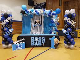 First Birthday Birthday Balloons First Birthday Baby Boy 1st Birthday Decoration Ideas For Boy Balloon Art For My Grandson S First Birthday Boss Baby Theme By My Niece Rachelle Balloons Baby Birthday Decorations Baby Birthday Balloon Baby Birthday Party