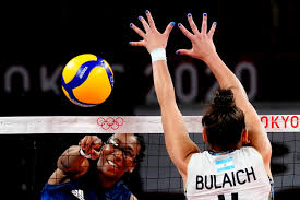 The hands of kenya's sharon chepchumba kiprono block the ball during the women's volleyball preliminary round pool a match between dominican republic and kenya at the 2020 summer olympics, saturday, july 31, 2021, in tokyo, japan. Jordan Thompson Posts Impressive Olympic Volleyball Debut