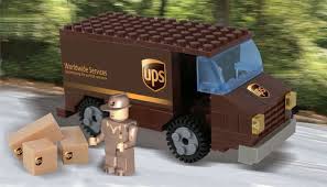 Construction Toy Bl99977 Ups United Parcel Service Truck 111 Pc Brick Toy New Bestlock Construction Toy United Parcel Service Ups