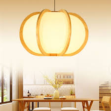 Plafonnier Creatif Citrouille En Bois Massif Moderne Pour Chambre A Coucher Couloir Ceiling Lamp Wooden Ceilings Wood Pumpkins