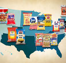Mapping America S Most Beloved Regional Potato Chips Potato Chips Best Potato Chips National Potato Chip Day