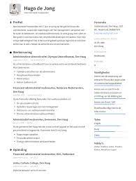 Administratief Medewerker Cv Voorbeeld 17 Cv S 2022