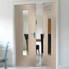This door features tempered glass panels that allow lots of natural light through, making your room feel larger and brighter. Double Doors Internal External Double Doors Direct Doors Uk