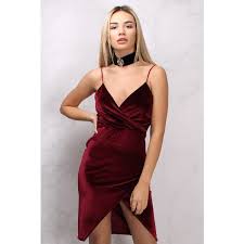 Rare Wine Crushed Velvet Wrap Dress 38 Liked On Polyvore Featuring Dresses Red Dress Red Mini Dress Velvet Dress Short Red Dress Short Velvet Wrap Dress