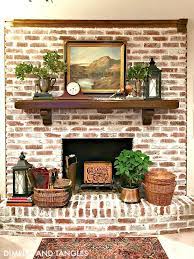 How to paint an old brick fireplace. 25 Beautiful Diy Brick Fireplace Makeovers Lovely Etc