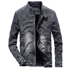 Vintage Denim Jackets Men Slim Fit Solid Color Casual Mens Jeans Coat 2019 Fashion Vintage Clothes For Men Black Denim Jacket Men Mens Jackets Denim Outerwear