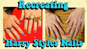 Painting My Nails Like Harry Styles Recreating Harry Styles Nail Look Youtube From rocking black polish in 2016 to more recently unveiling album art with.
