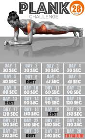 28 Day Plank Challenge To A Completely New Body Plank