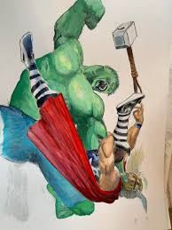 Shop affordable wall art to hang in dorms, bedrooms, offices, or anywhere blank walls aren't welcome. Uzivatel Mike Wehner Na Twitteru Took An Esad Ribic Pencil Sketch And Turned It Into This Thing Sort Of Neat Hulk Thor Comicart Https T Co Hpg7ardr42 Twitter