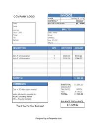 Simple Invoice Template - Simple Invoices | nuTemplates