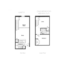 Lofts originally were inexpensive places for impoverished artists to live and work but modern loft spaces offer distinct appeal to fun and whimsical, serious work spaces and/or family friendly space, our house plans with lofts come in a variety of styles, sizes and categories. 1 Bedroom Loft Apartment Floor Plans Novocom Top